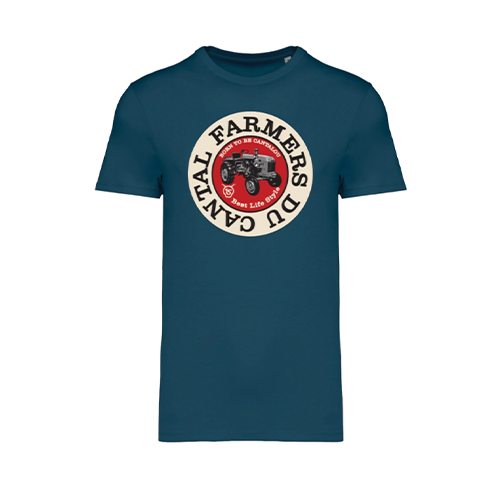 Cantal Shop |  - TEE-SHIRT FARMER BLEU