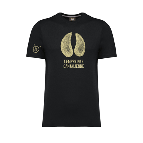 Cantal Shop |  - TEE-SHIRT EMPREINTE GRIS DÉLAVÉ