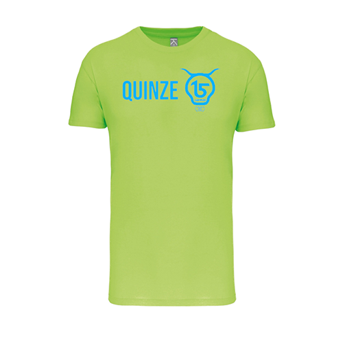 Cantal Shop |  - TEE-SHIRT QUINZE CANTAL LIME