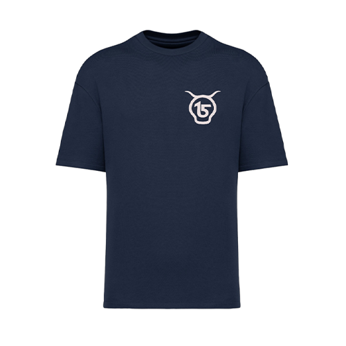 Cantal Shop |  - TEE-SHIRT OVERSIZE ÉPAIS SALERS 15 MARINE