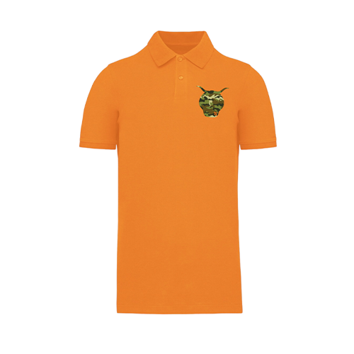 Cantal Shop |  - POLO ÉPAIS CHASSEUR DU CANTAL ORANGE