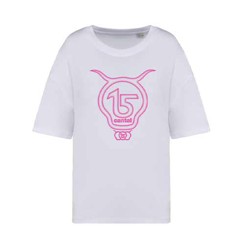Cantal Shop |  - TEE-SHIRT OVERSIZE TÊTE FLOUTÉ BLANC