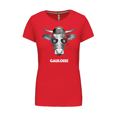 Cantal Shop |  - TEE-SHIRT GAULOISE ROUGE