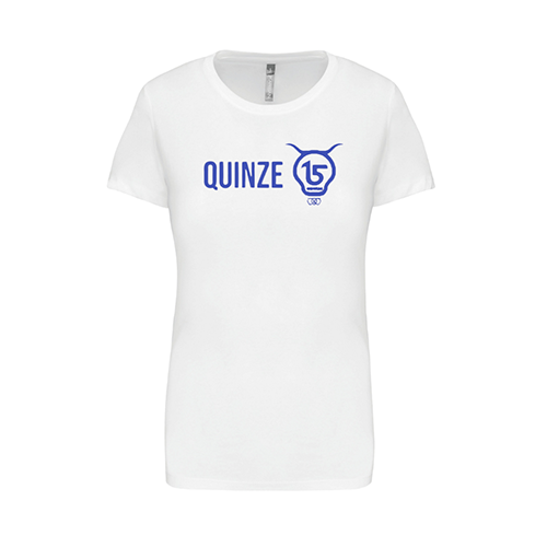 Cantal Shop |  - TEE-SHIRT QUINZE CANTAL BLANC