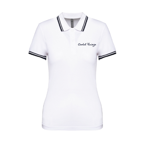 Cantal Shop |  - POLO CANTAL QUINZE BLANC