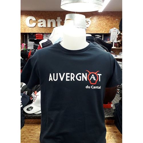 Cantal Shop | TEE-SHIRT BLEU MARINE AUVERGNAT