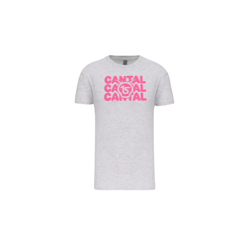 Cantal Shop | TEE SHIRT FILLE CANTAL X3 GRIS