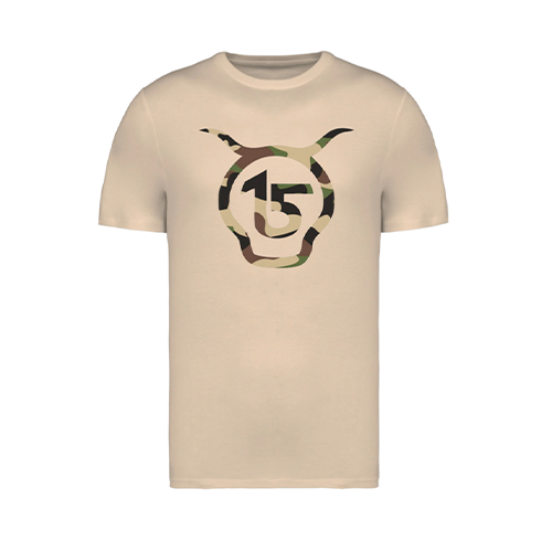 Cantal Shop |  - TEE-SHIRT ENFANT MILITAIRE BEIGE CHINÉ