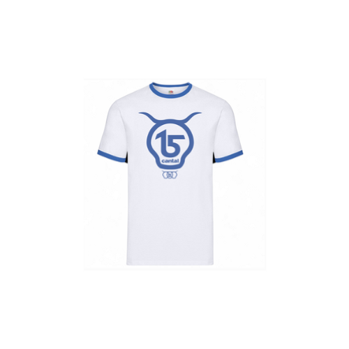 Cantal Shop | TEE SHIRT HOMME COL BLEU 15 TORSE BLANC
