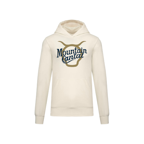 Cantal Shop | SWEAT CAPUCHE TETE MOUNTAIN CANTAL IVOIRE