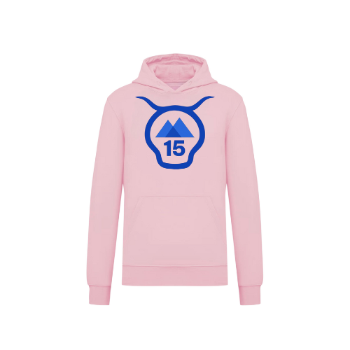 Cantal Shop | SWEAT CAPUCHE TETE MONTAGNES ROSE