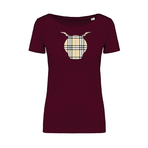 Cantal Shop |  - TEE-SHIRT ENFANT CARO BORDEAUX